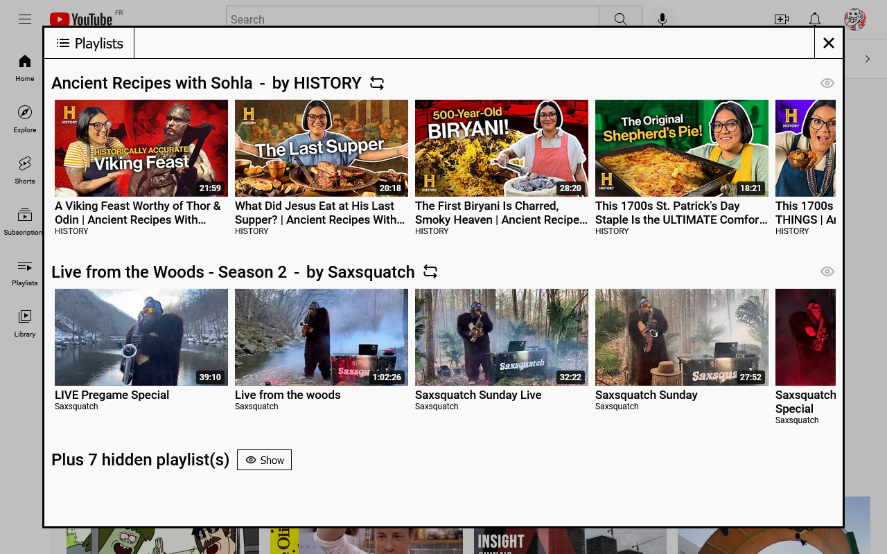 A screenshot of the 'Subscribe to Youtube Playlists' extension's features